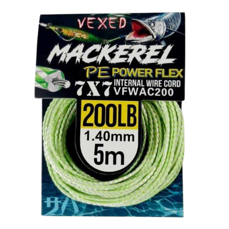 Vexed Mackerel PE Power Flex Wire Cord 5 Metres