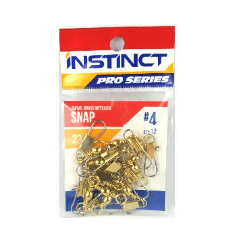 Instinct Pro Brass Interlock Snap Swivel