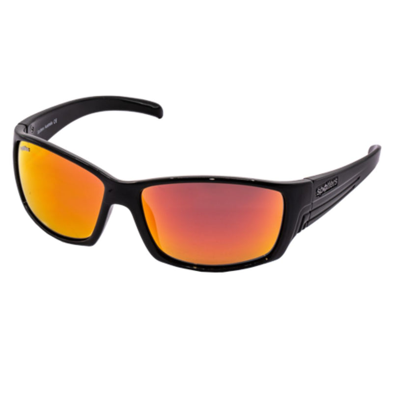 Spotters Fury Gloss Black Polarised Sunglasses