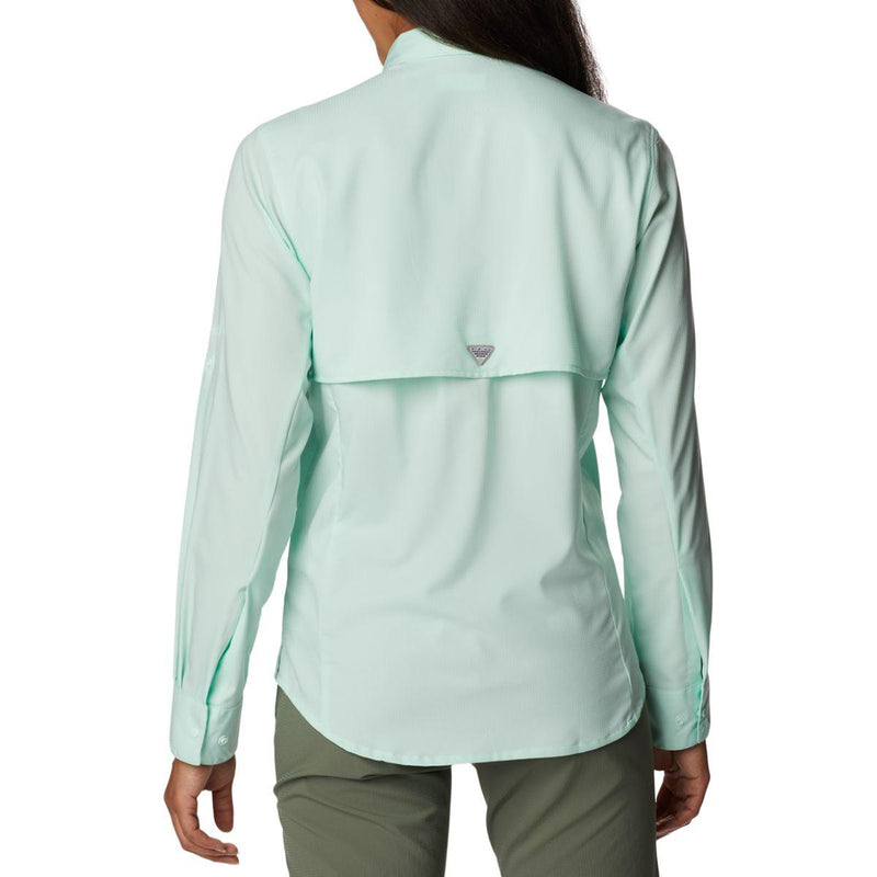 Columbia Tamiami II Long Sleeve Shirt Womens Gulfoss Green