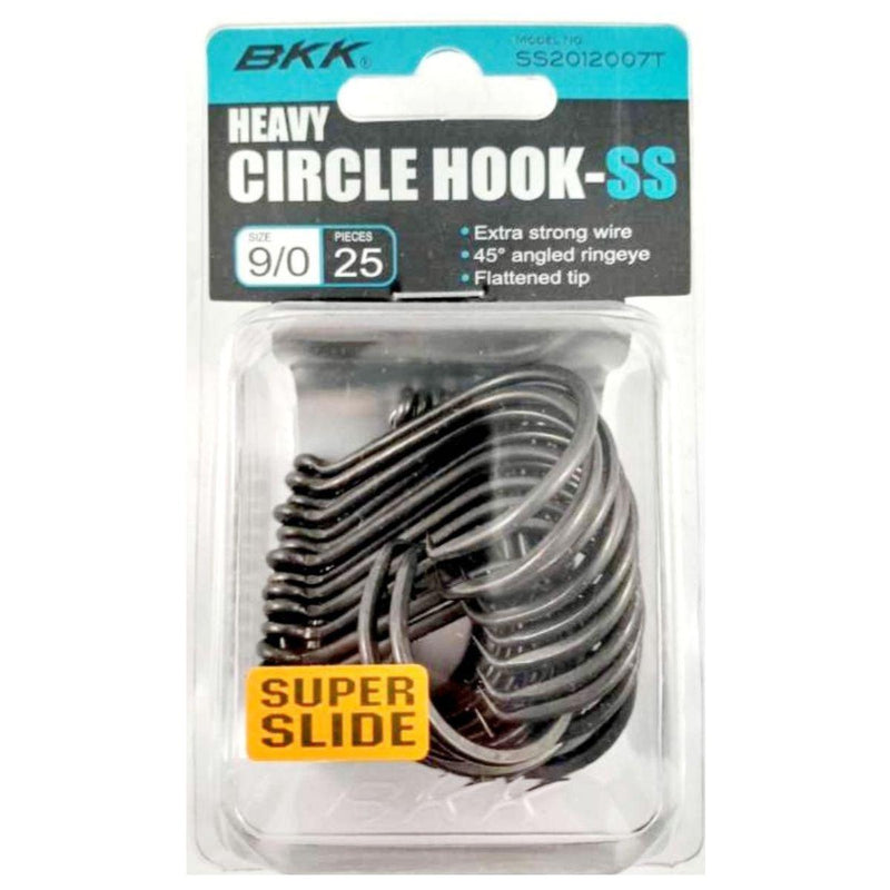 BKK Heavy Circle SS Hooks 25 Pack