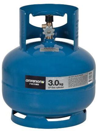 Companion 3/8LH Gas Cylinder 3kg