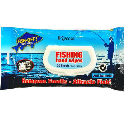 Fish Off Fishing Hand Wipes 30 Pack