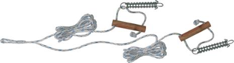 Guy Rope Double with Wooden Trace and Spring