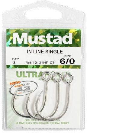 Mustad Inline Single Hooks