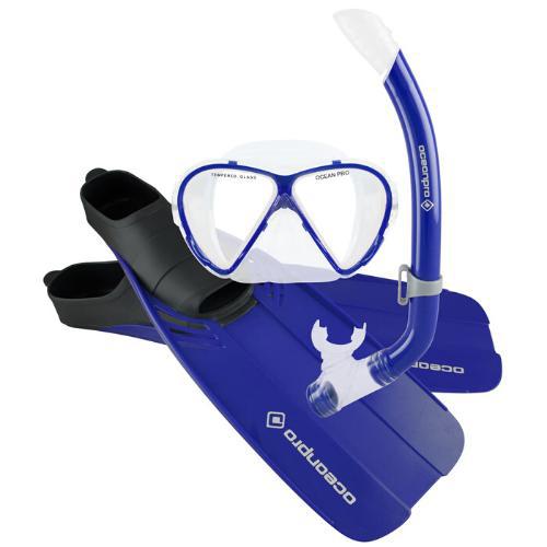 Oceanpro Tour Mask Snorkel Fin Set