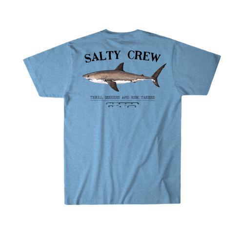 Salty Crew Bruce S/S T-Shirt Light Blue Heather