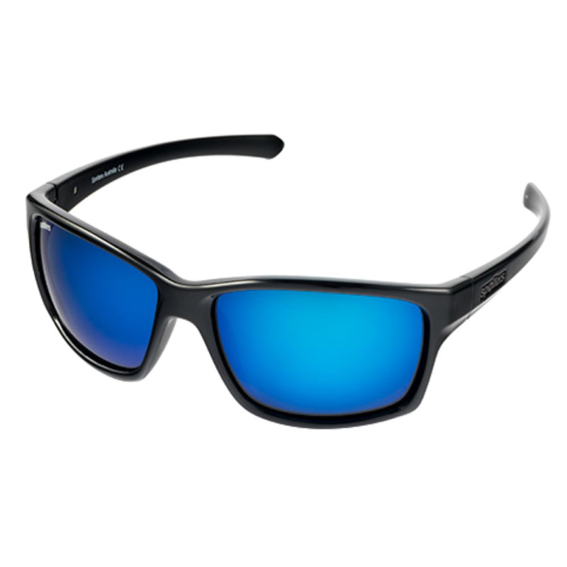 Spotters Grit Gloss Black Polarised Sunglasses