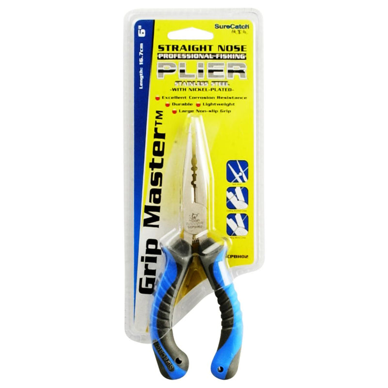 Sure Catch 6 Inch Straight Nose Pliers