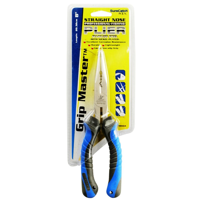 Sure Catch 8 Inch Straight Nose Pliers